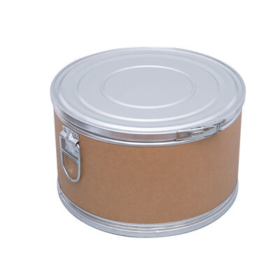 55cm Tambour à câble en fibre en carton Baril en acier Couvercle Barils d'expédition en fibre pour la découpe automatique de fil