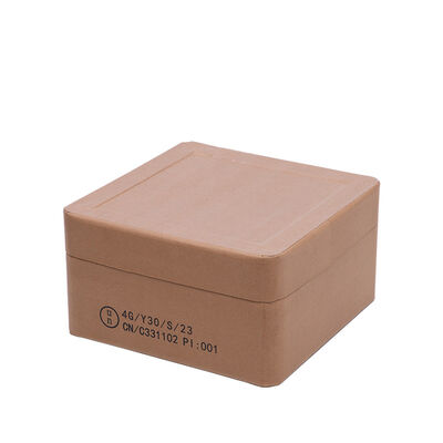 comprar Tambor de fibra quadrado certificado UN 4G/X - Ideal para materiais perigosos e não perigosos Fabricação em linha