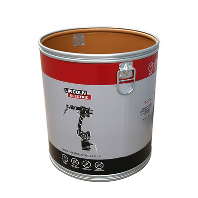 خرید Drum حمل و نقل فیبر تخته ای قابل انباشته شدن با بست حلقه فلزی که بسته بندی ایمن و ذخیره سازی فضا را ارائه می دهد تولید آنلاین