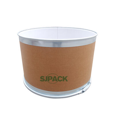 Buy 90L Hot Melt Glue Fibre Drum with Steel Cover - 571.5mm Diameter online manufacture