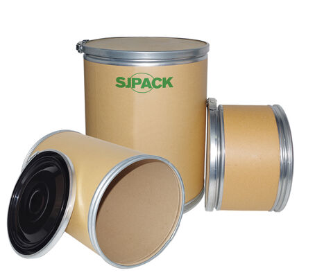 Buy Heavy Duty Fibre Drum With Locking Ring Closure | Safe For Chemicals & Powders online manufacture