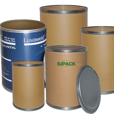 Buy Stackable When Closed Fiberboard Transport Drum with Optional Polyethylene or Foil Lining Providing Shipping and Secure Material Containment online manufacture