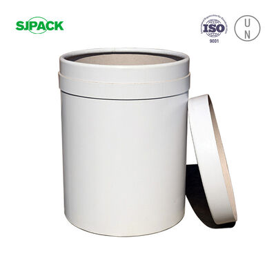 ซื้อ ถังไฟเบอร์กระดาษเคลือบสีขาวขนาด 15 แกลลอน | 41 ซม. x 50 ซม. | ปรับแต่งได้ & ทนความชื้น การผลิตออนไลน์