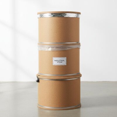 Buy Stackable When Closed Fiberboard Drum Container Featuring Optional Polyethylene or Foil Lining Ideal for Secure Industrial Storage online manufacture