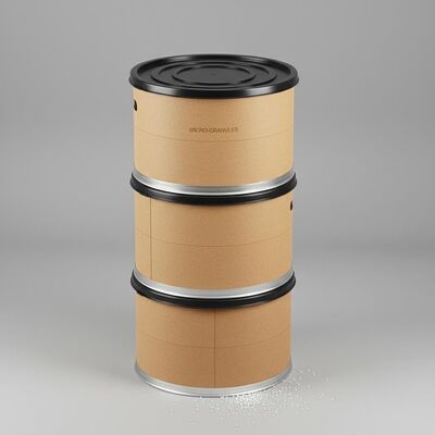 Beli Drum serat yang dapat ditumpuk ketika tertutup Dirancang dengan tutup yang bisa dilepas atau ketat yang menawarkan kapasitas penyimpanan dan penanganan logistik granul pembuatan online