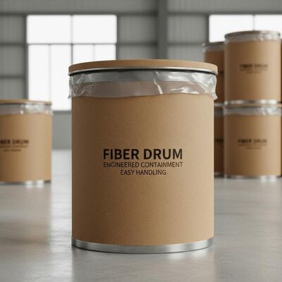 Buy Optional Polyethylene Or Foil Lining Fiberboard Transport Drum Fiber Drum Engineered To Provide Containment And Easy Handling online manufacture
