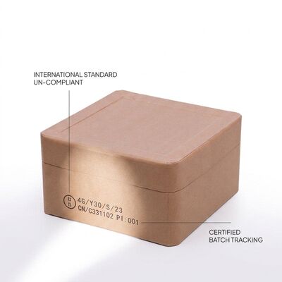 buy Custom Printed Metal Ring Clamp 12 Gallon Square Fiber Drum Color Logo Branded Packaging Container online manufacture