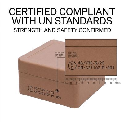acquistare Alternativa Leggera Tamburo Quadrato in Fibra da 20 Galloni Sostituzione Tamburo in Acciaio Contenitore Industriale in Carta Kraft fabbricazione online
